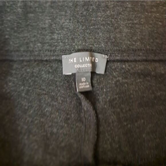 The Limited dark gray pull on leggings size 10 - Picture 3 of 6